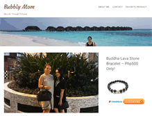Tablet Screenshot of bubblymom.com